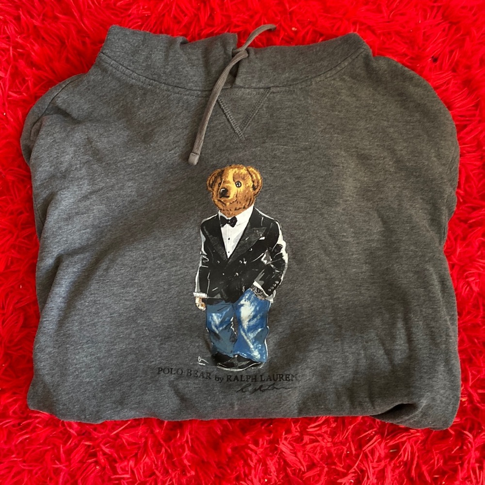 Vintage Ralph Lauren Polo Bear Hoodie